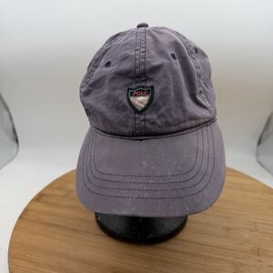 Vtg Polo Hat Cap Ralph Lauren Made USA Shield‎ Crest Adjustable Strapback Golf